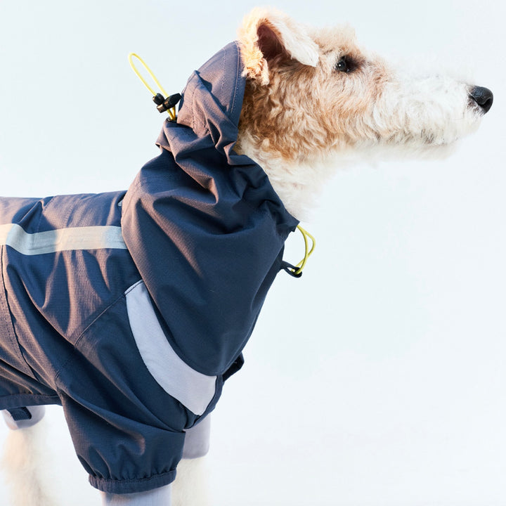 ※予約販売【munikund】LAUTER RAIN OVERALL（NAVY）