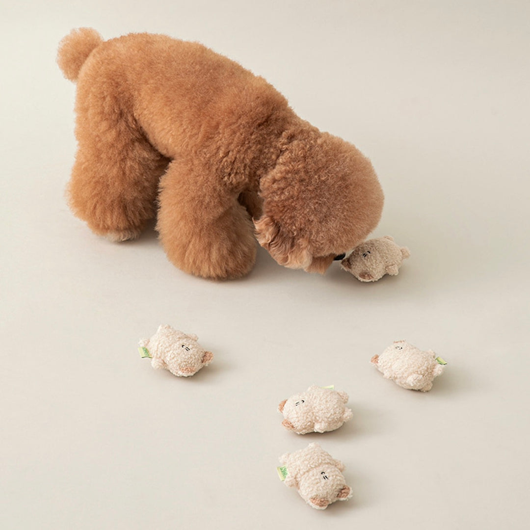 ※予約販売【BITE ME】BonBon Green Furry Friends Mini Squeaky toy