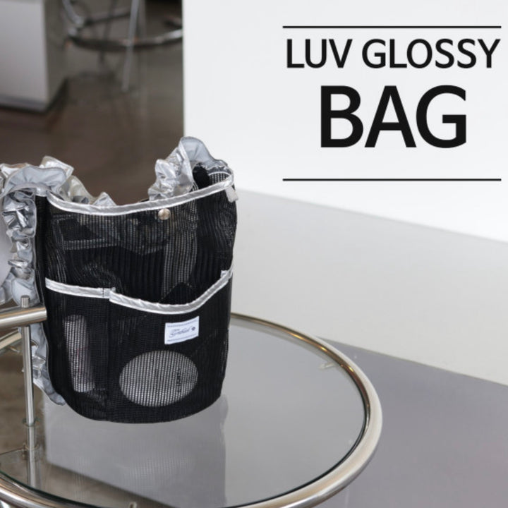 ※予約販売【GET BACK】Luv glossy walking bag（Black）