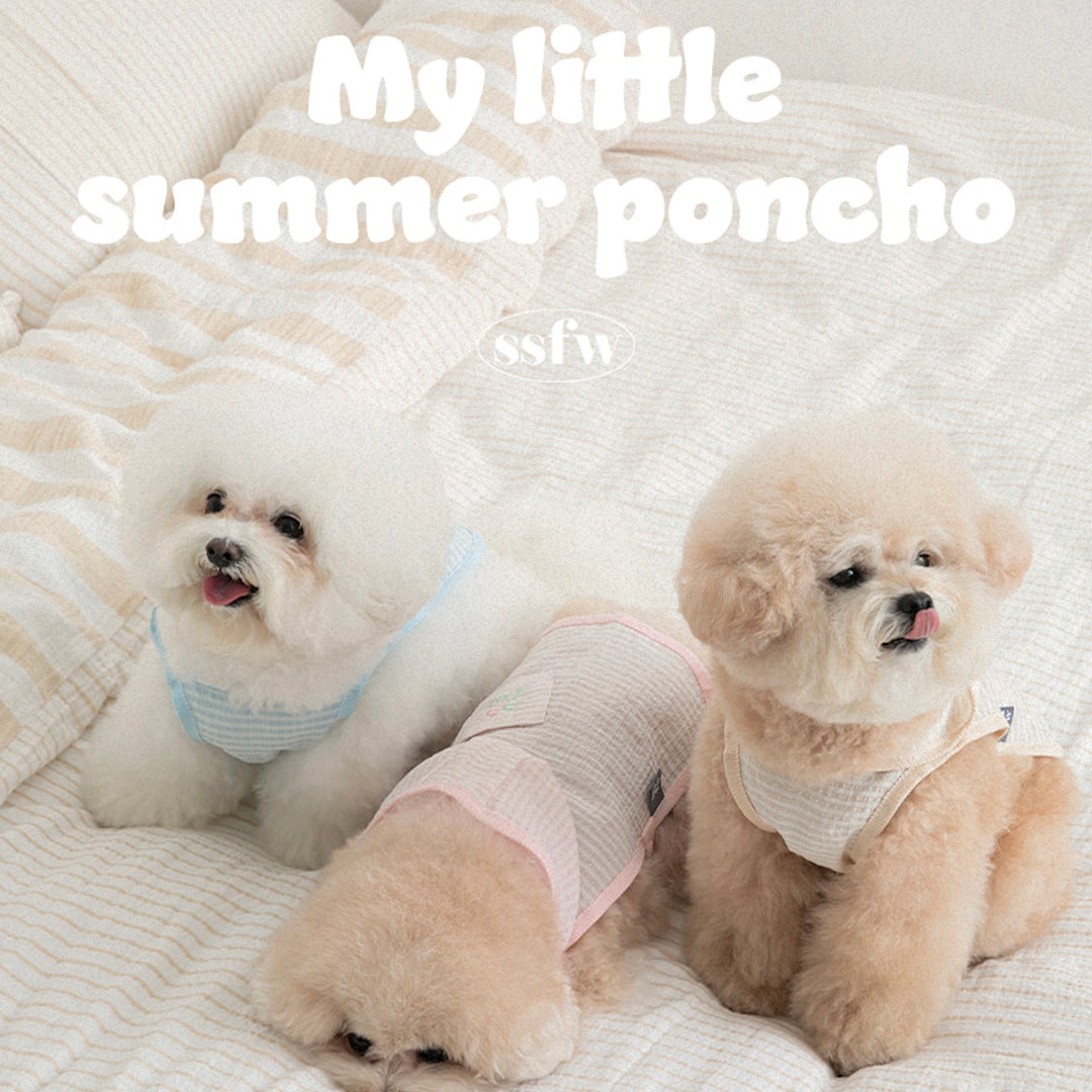 ※予約販売【ssfw】My Little Summer Poncho（Pink Breeze）