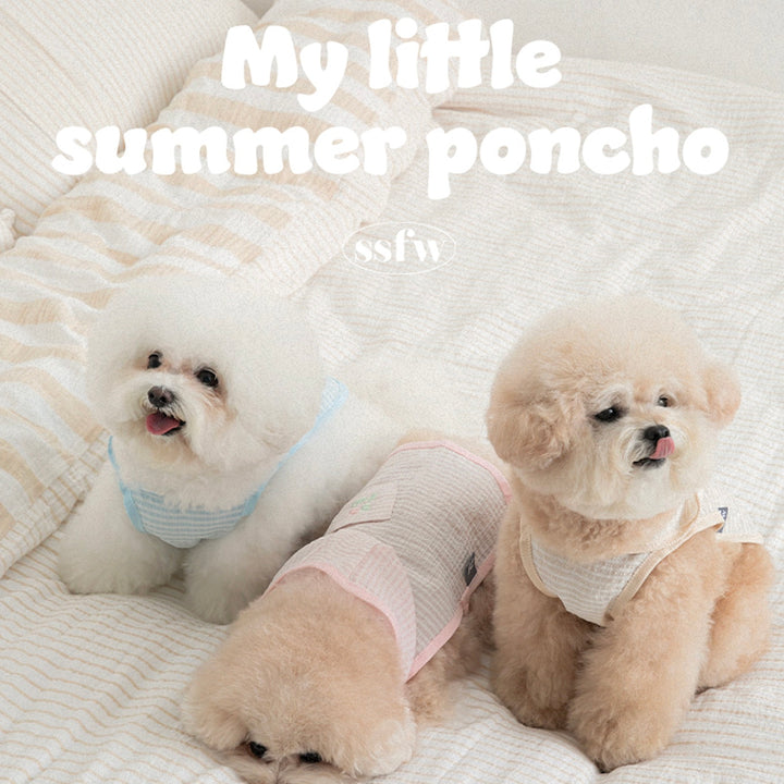 ※予約販売【ssfw】My Little Summer Poncho（Summer Beige）
