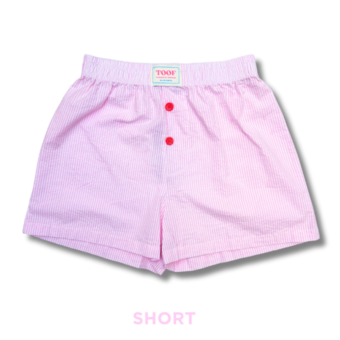 即納【TOOF】SWEET STRIPE PAJAMA オーナー用（PINK）