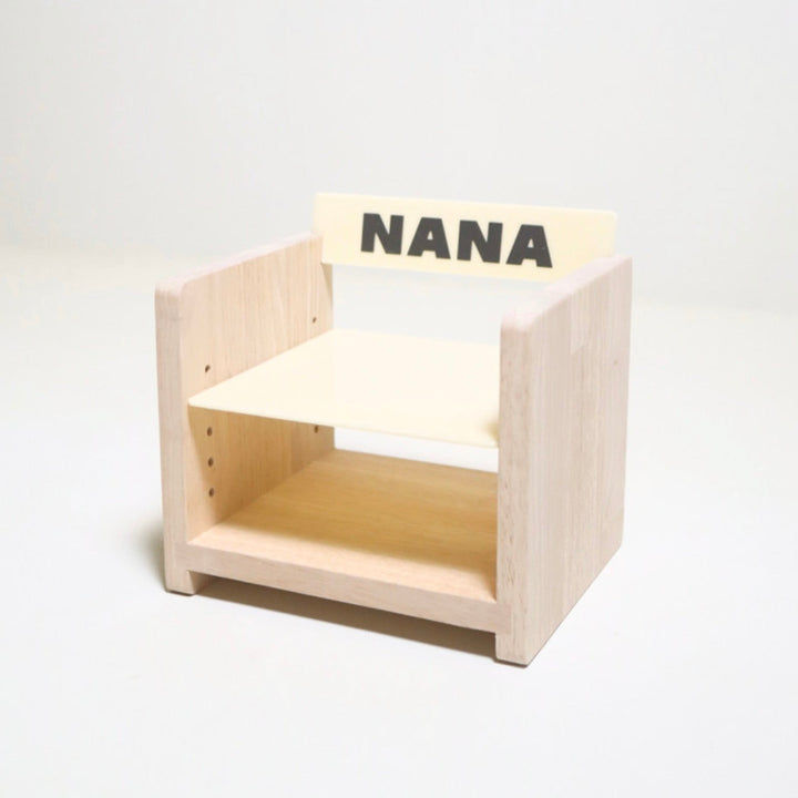 ※予約販売【Amob】Puppy Naming Tableware Wood Table（小型犬・猫用）