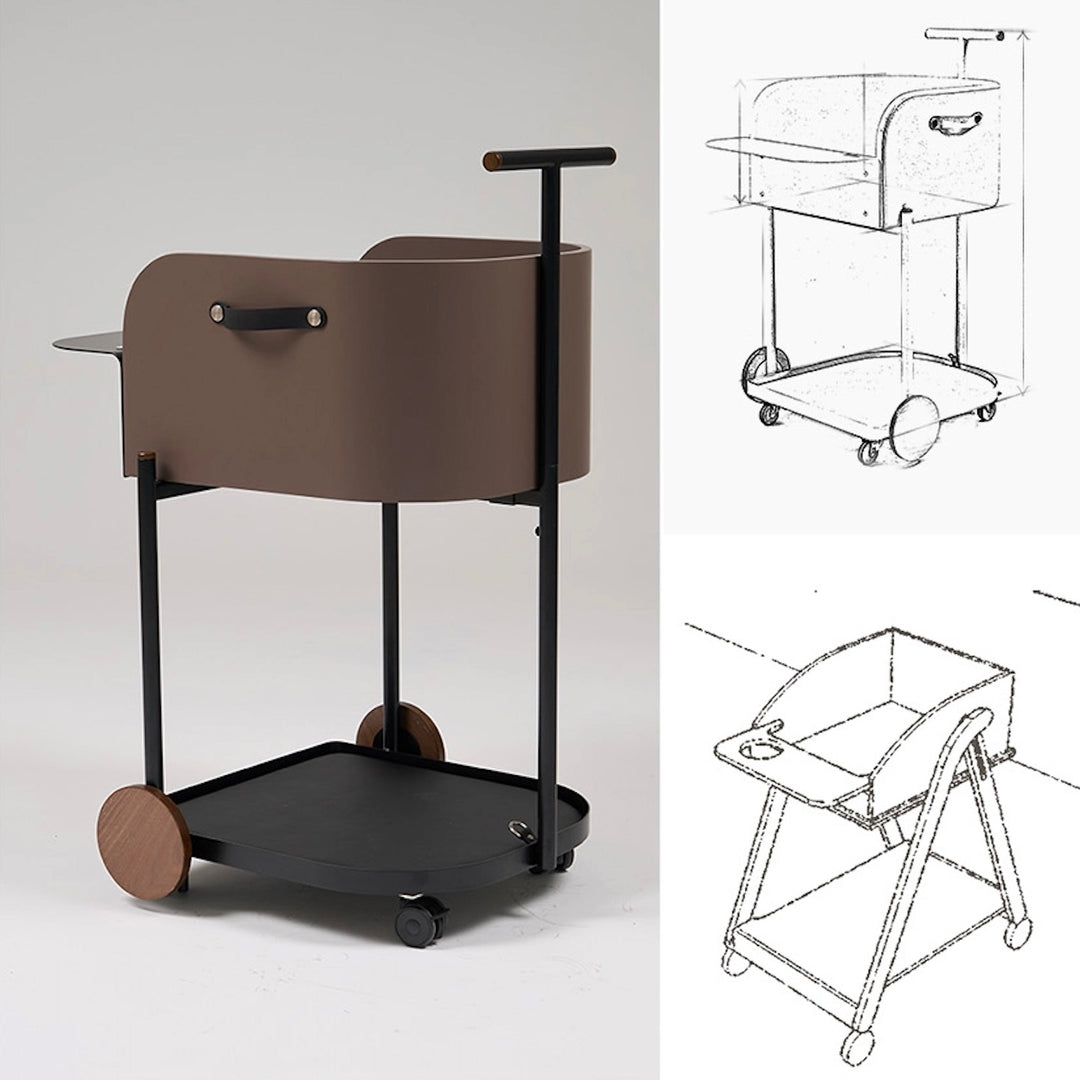 ※予約販売【D.NEAR】Cart Chair Brown