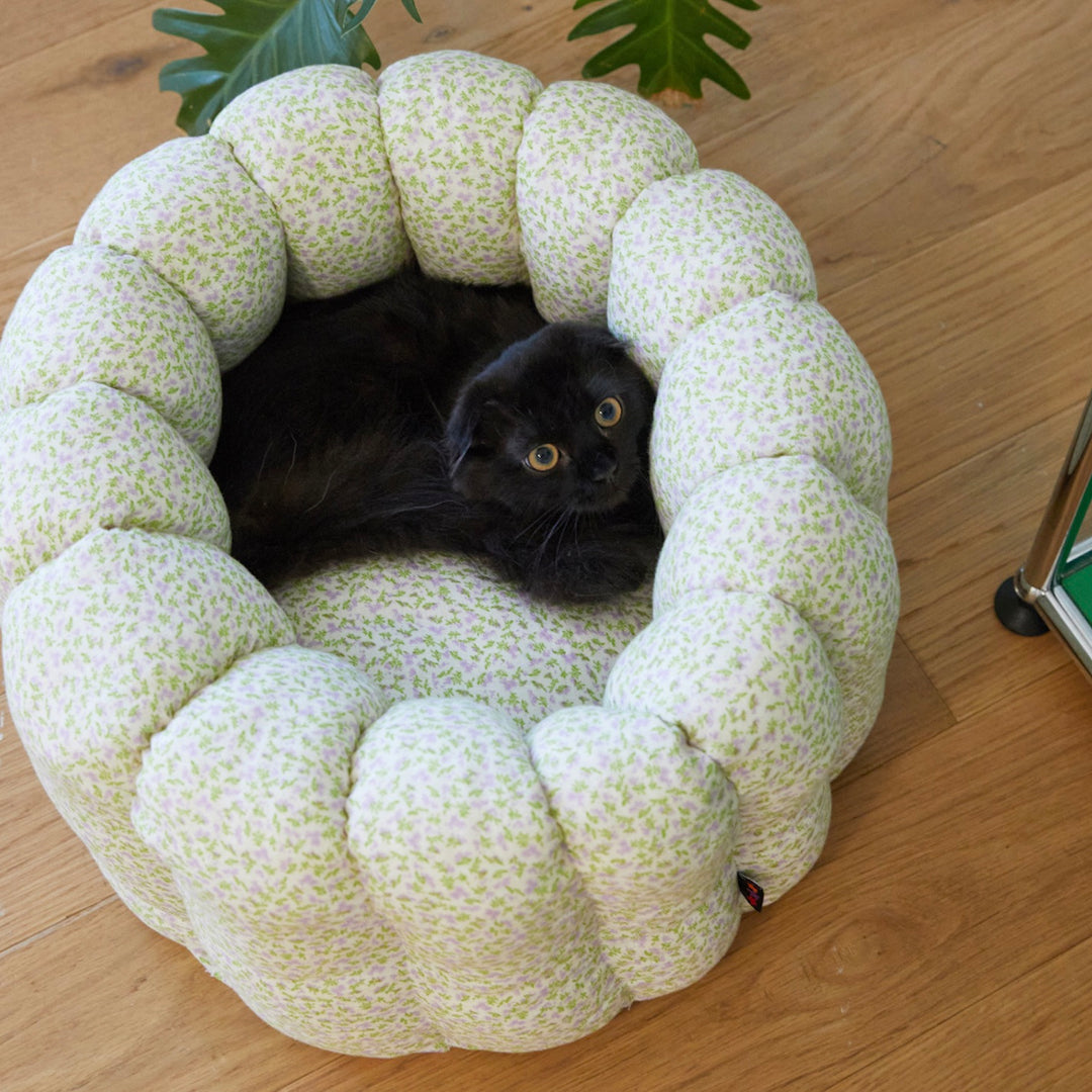 ※予約販売【azalea】Canele Cushion（New Flower Violet）