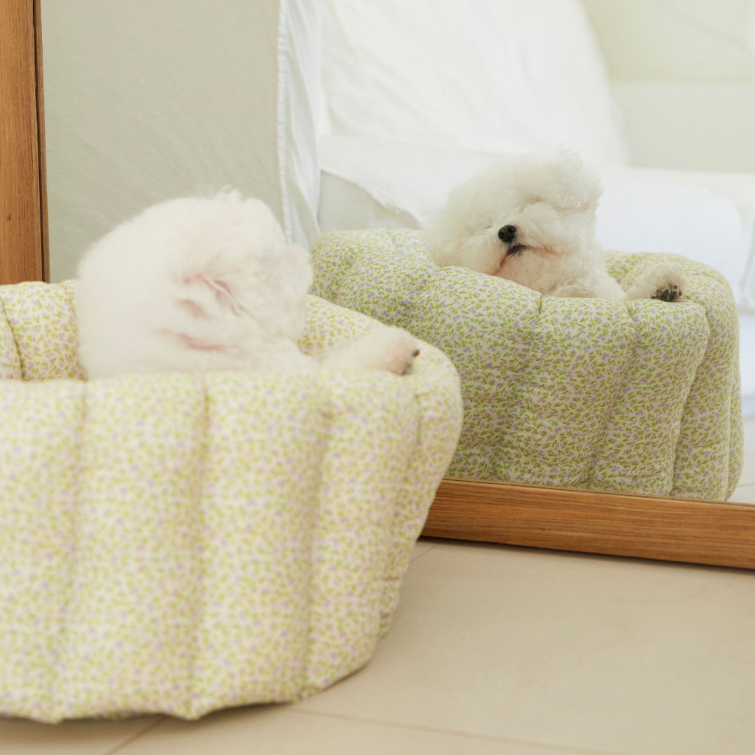 ※予約販売【azalea】Canele Cushion（New Flower Violet）
