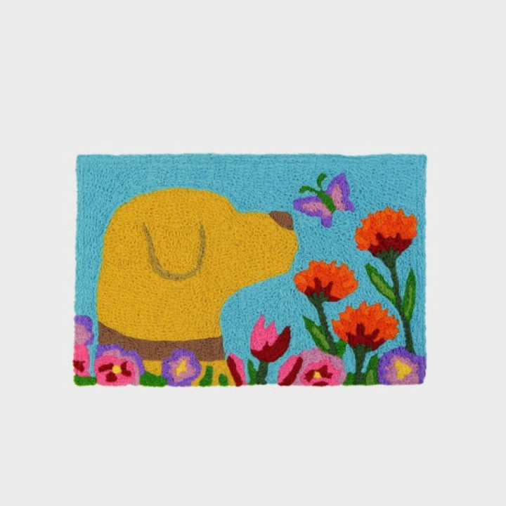 即納【OOPS! MY DOG】Daisy n Butterfly Rag Mat