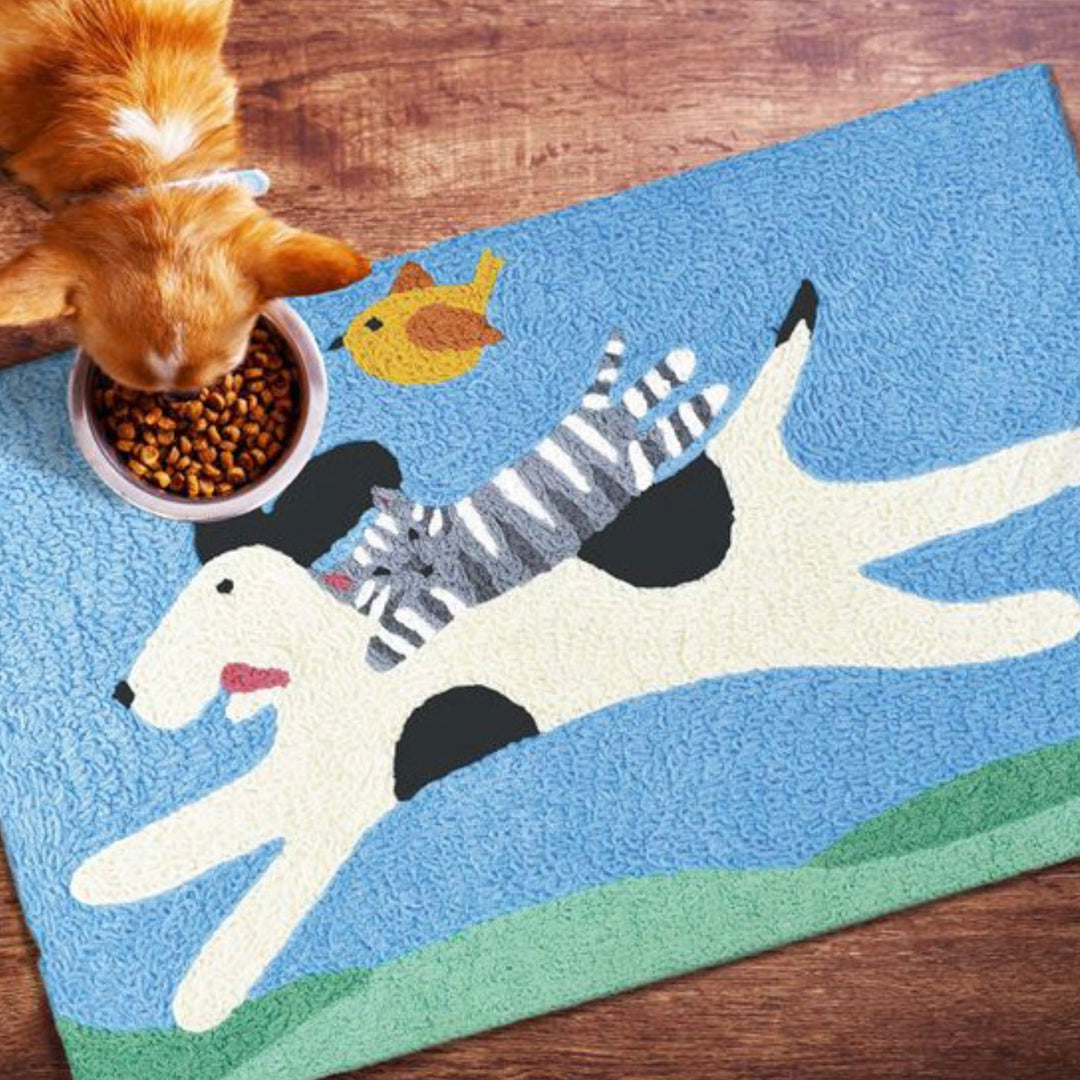 即納【OOPS! MY DOG】Daisy n Butterfly Rag Mat