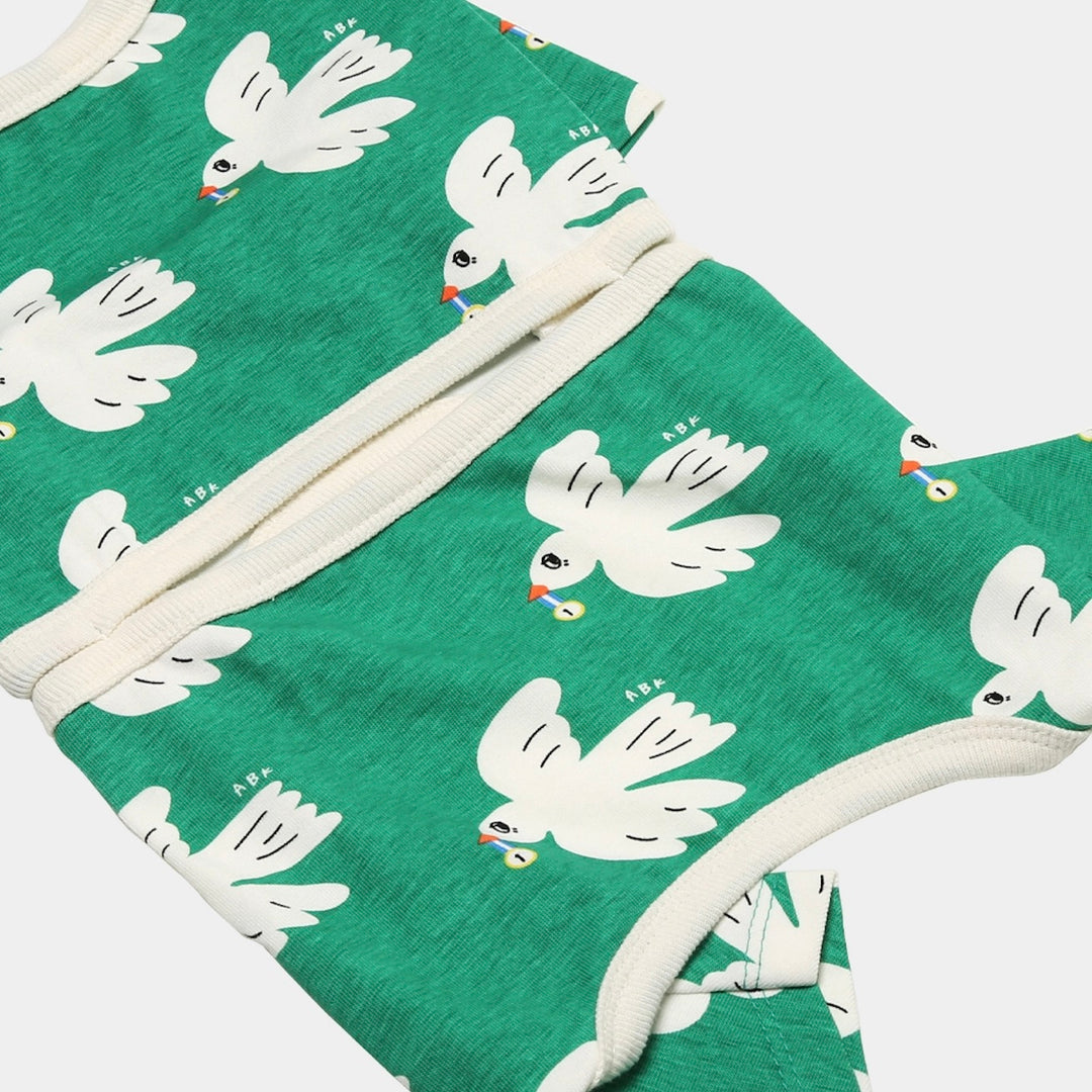 ※予約販売【andblank】White Bird Rompers