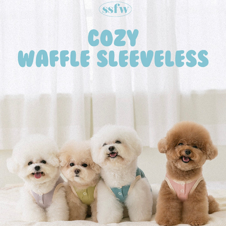 ※予約販売【ssfw】Cozy Waffle sleeveless