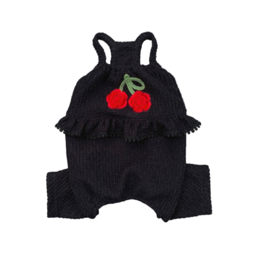 ※予約販売【FREDDIE TALE】Roseberry baby romper（Balck）