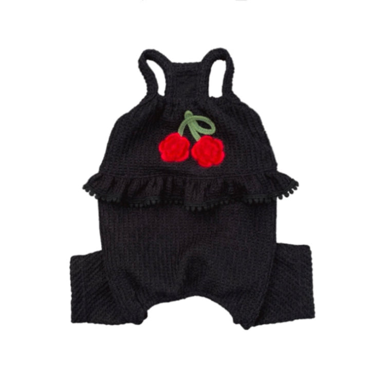 ※予約販売【FREDDIE TALE】Roseberry baby romper（Balck）