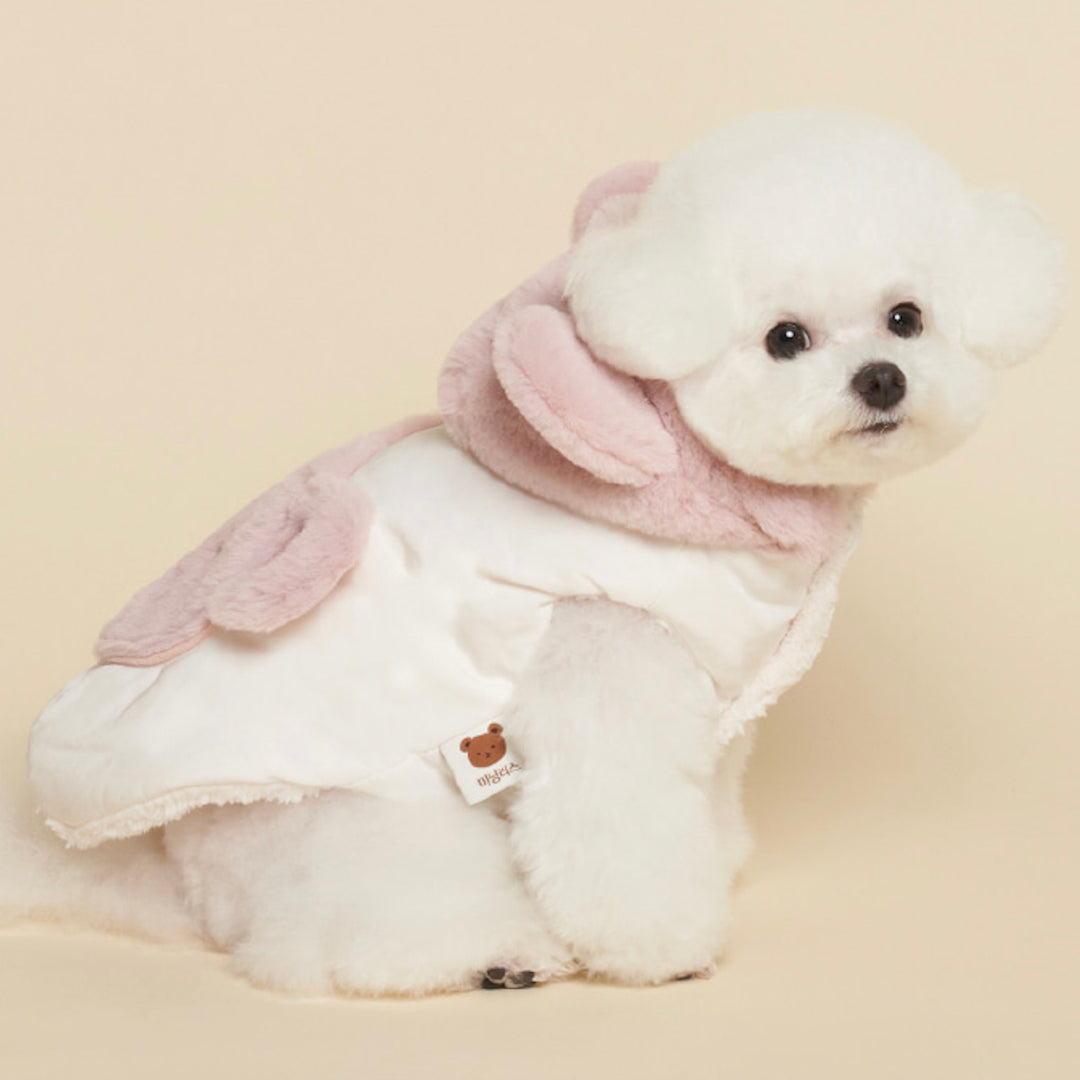 ※予約販売【meaningless】Bodle Padding（Ivory / Pink）