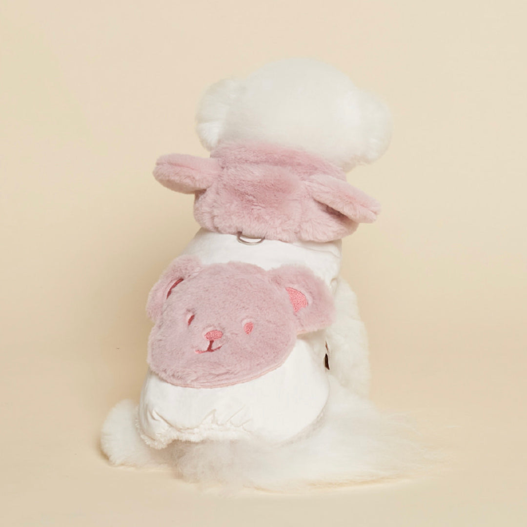 ※予約販売【meaningless】Bodle Padding（Ivory / Pink）