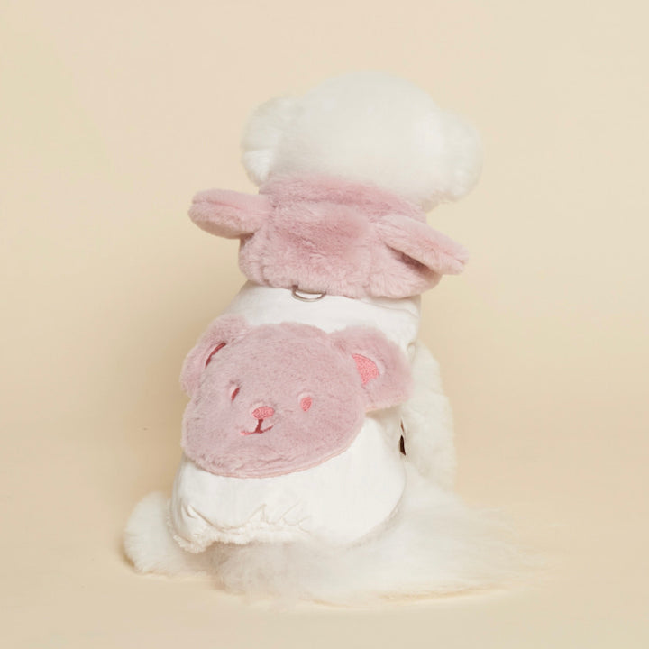 ※予約販売【meaningless】Bodle Padding（Ivory / Pink）