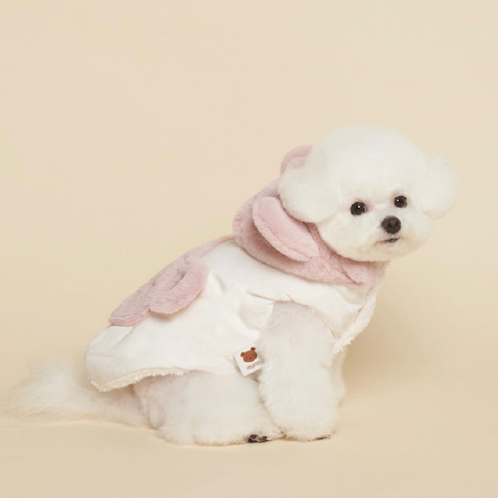 ※予約販売【meaningless】Bodle Padding（Ivory / Pink）