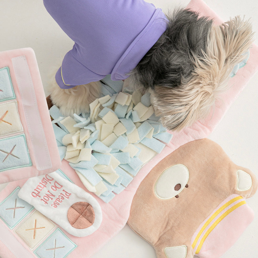 即納【BITE ME】Bell Boy Bear Nosework mat