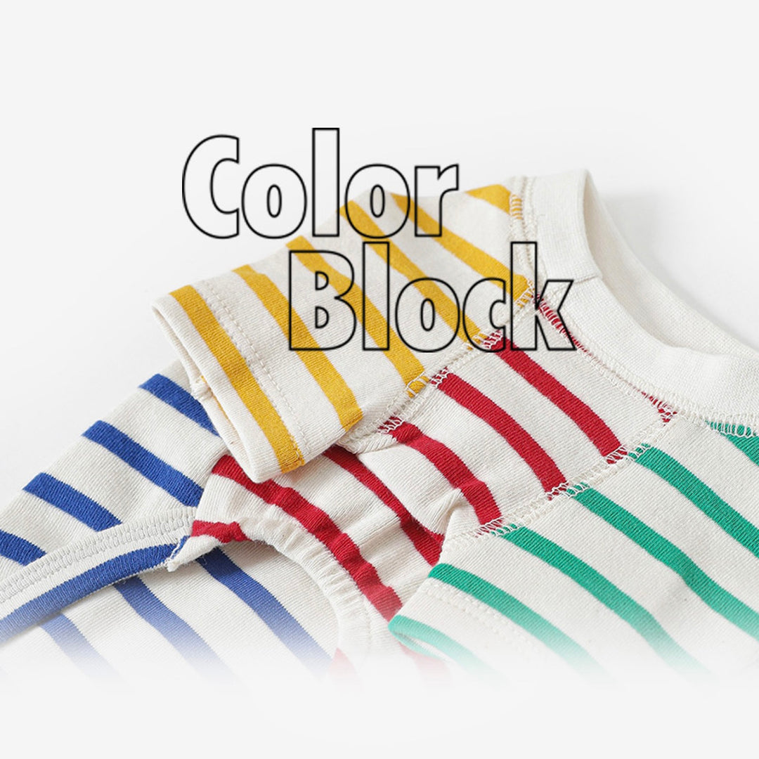 ※予約販売【TUSTUS】COLOR BLOCK STRIPE RAGLAN