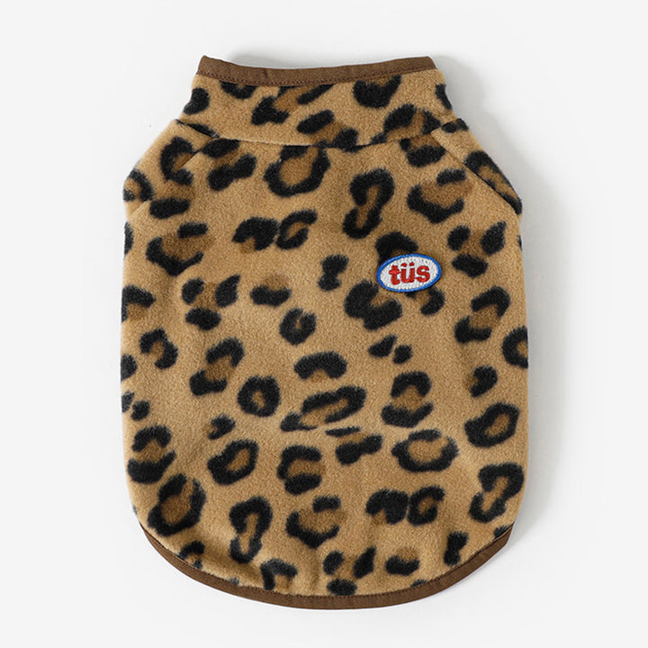 ※予約販売【TUSTUS】LEOPARD FLEECE（Brown）