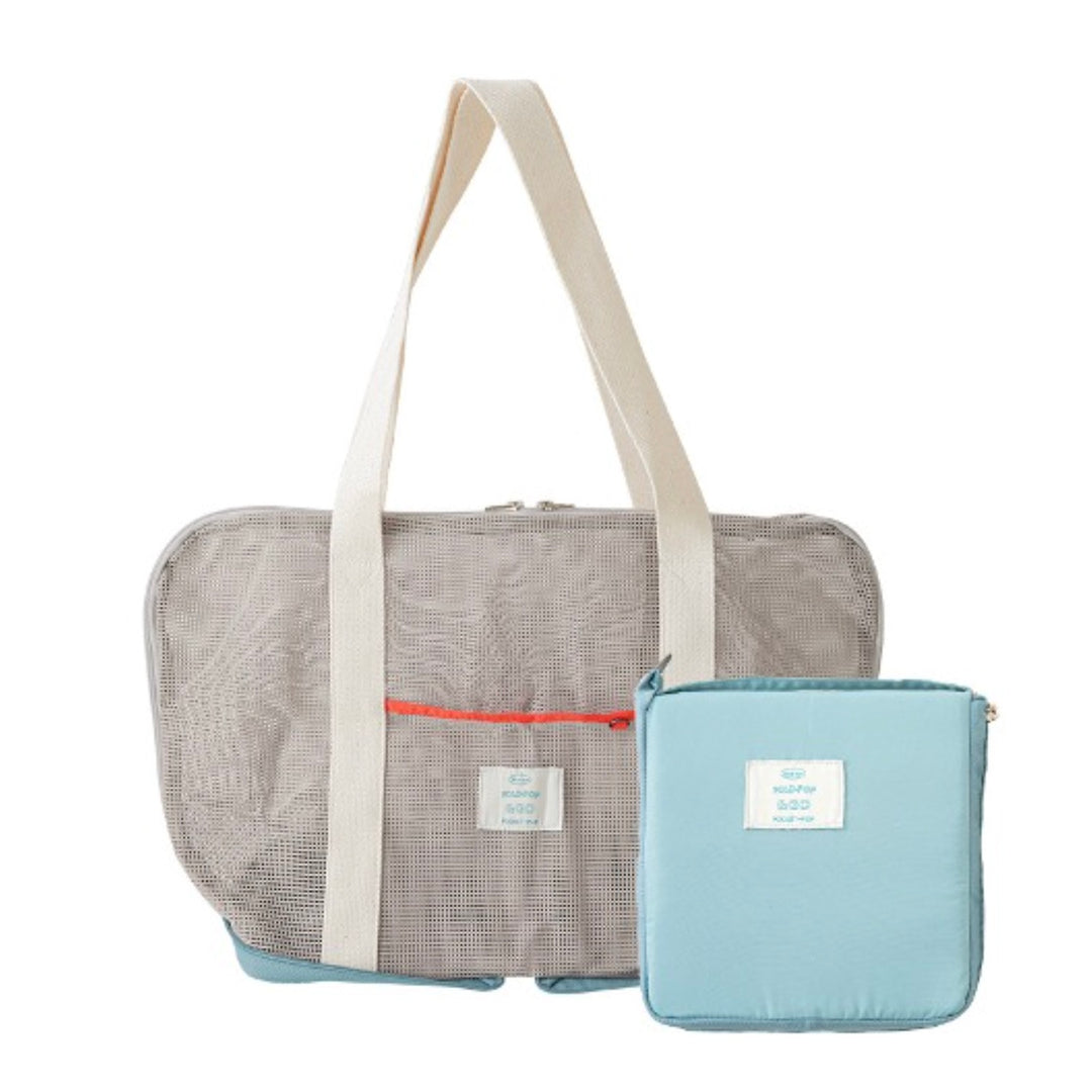 ※予約販売【BITE ME】Pocket Pop Foldable Mesh-Bag（Mint Gray）