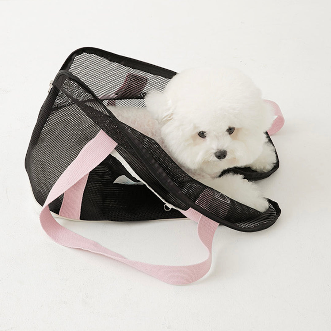 ※予約販売【BITE ME】Pocket Pop Foldable Mesh-Bag（Glossy Black）