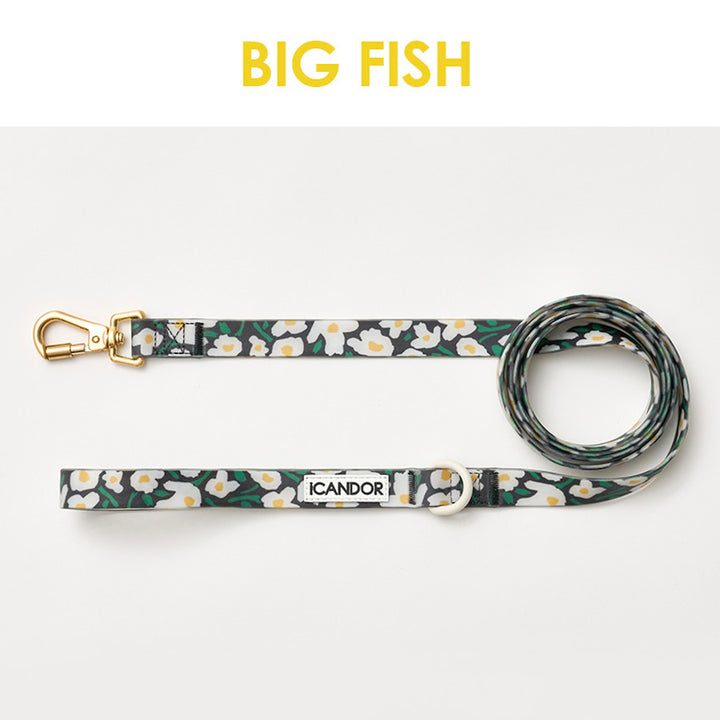 即納【iCANDOR】CAPRI WATERPROOF LEASH（BIG FISH BLACK）