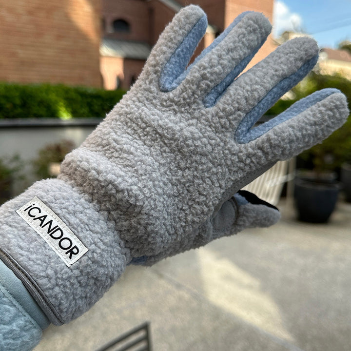 即納【iCANDOR】ADVENTURE GLOVE GRIP MASTER（POWDER BLUE）