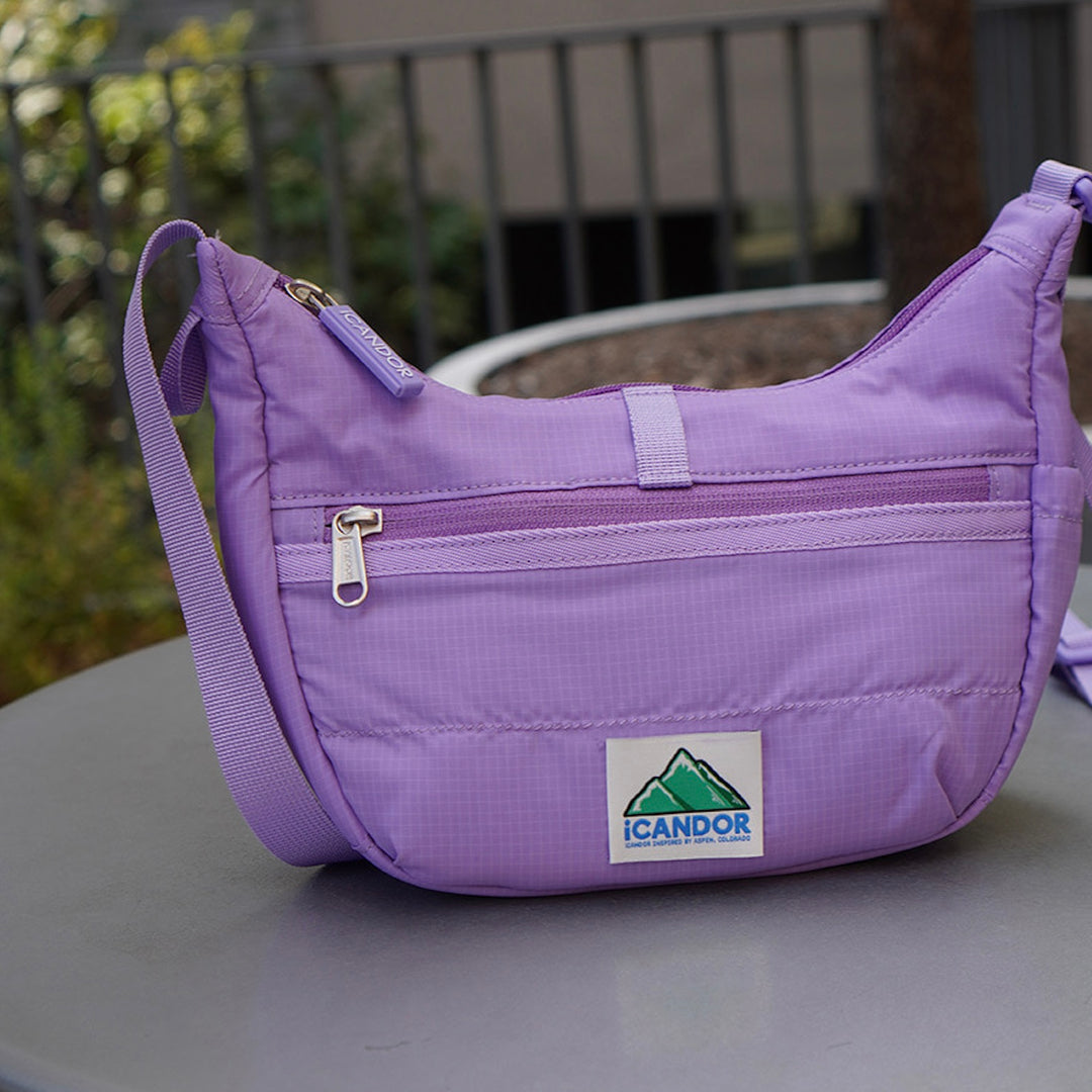 ※予約販売【iCANDOR】CRESCENT BAG（COSMIC PURPLE）