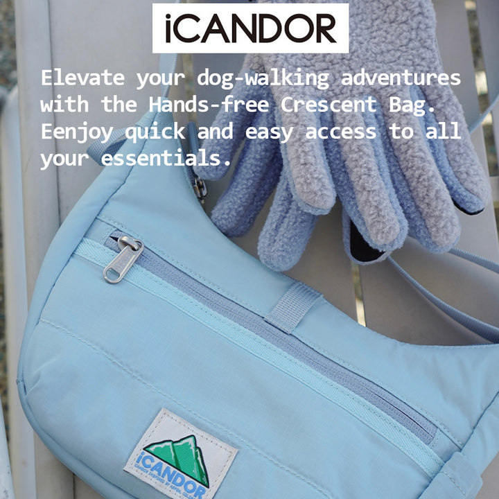 ※予約販売【iCANDOR】CRESCENT BAG（GENTLE BLUE）