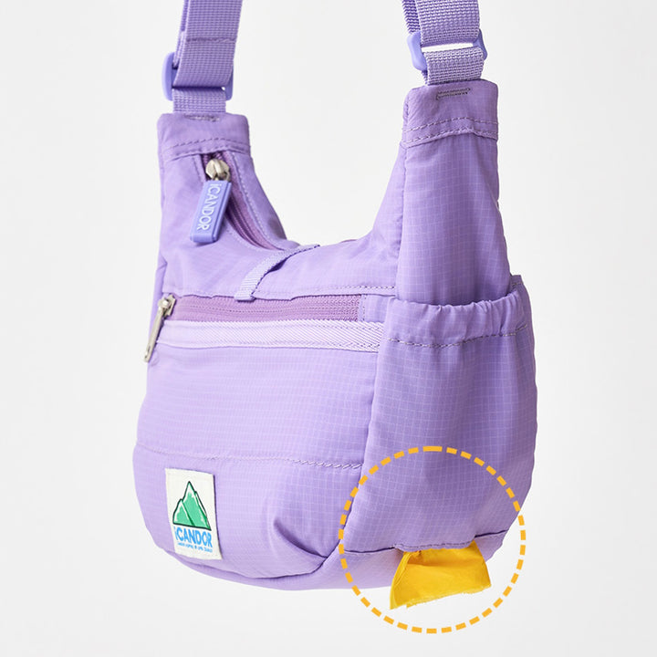 ※予約販売【iCANDOR】CRESCENT BAG（COSMIC PURPLE）