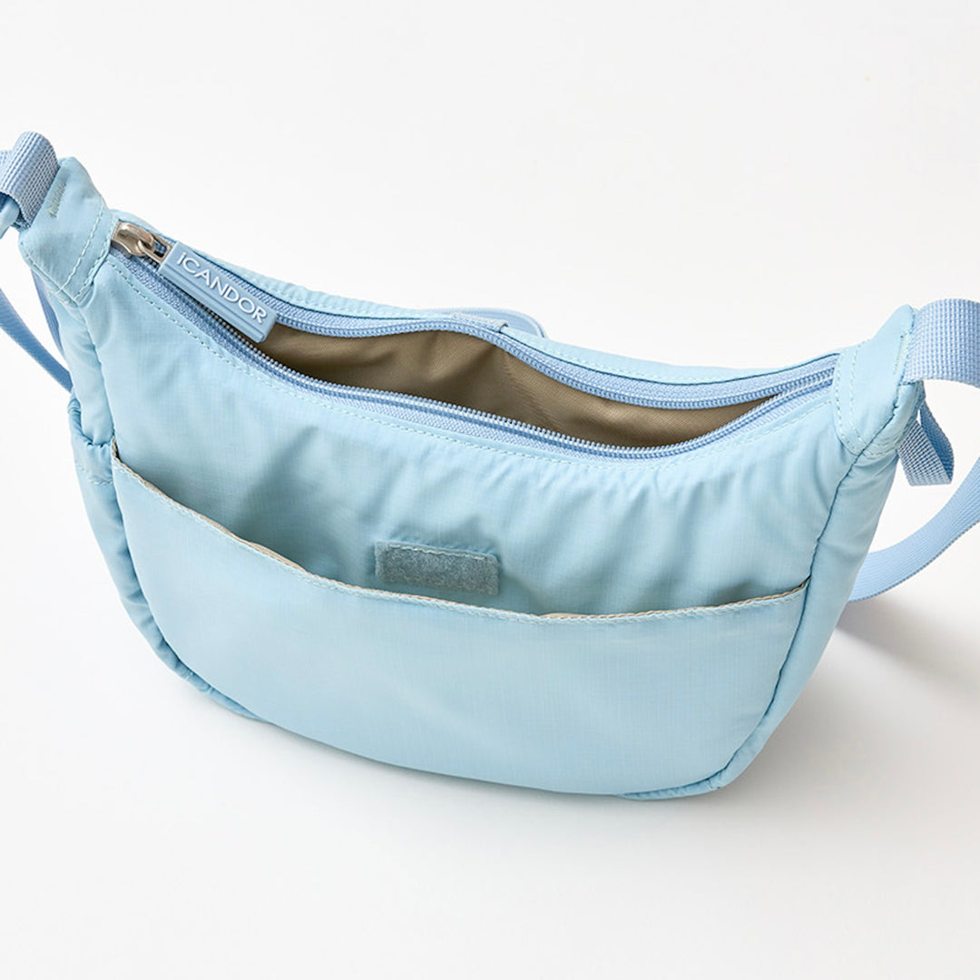 ※予約販売【iCANDOR】CRESCENT BAG（GENTLE BLUE）