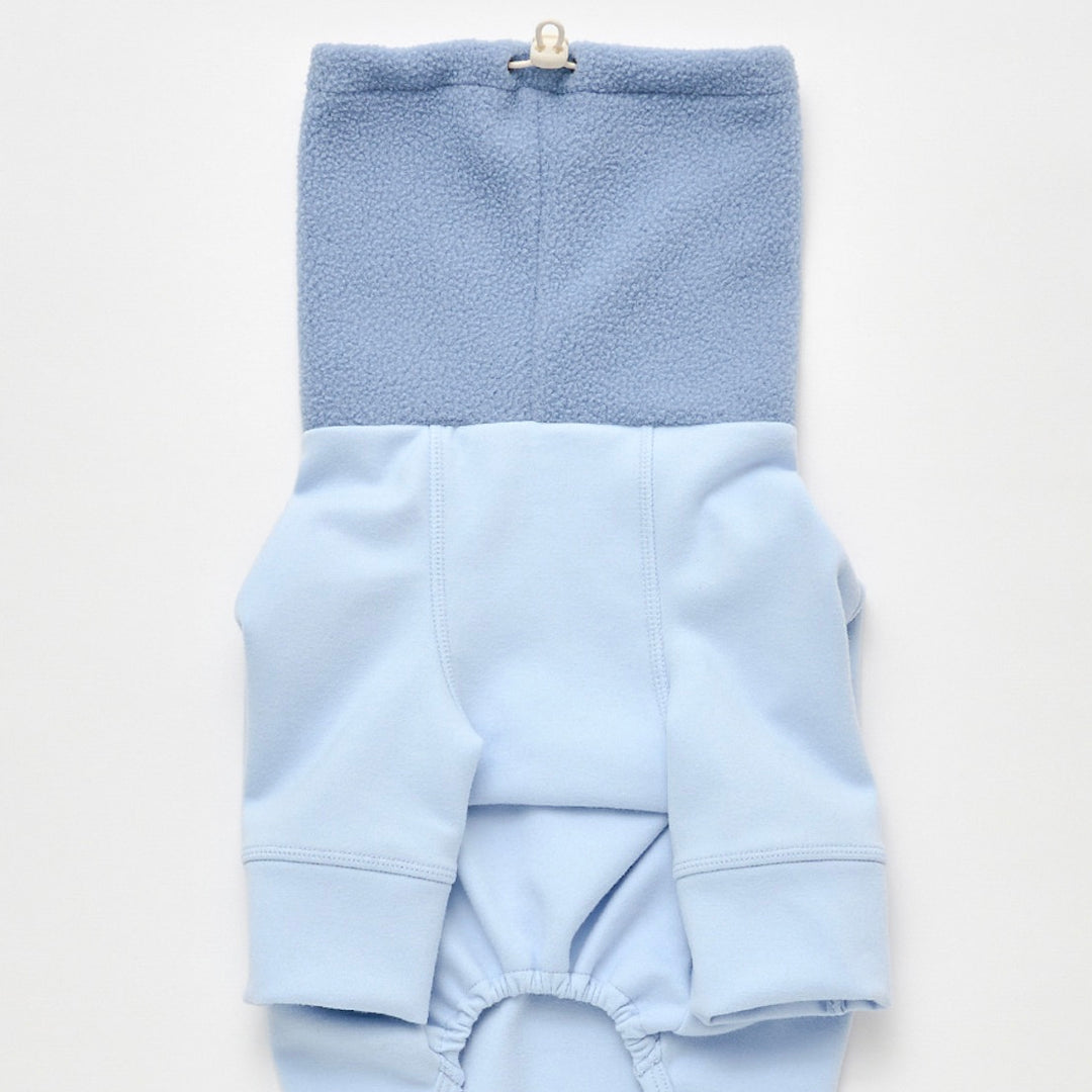 ※予約販売【iCANDOR】POLAR TWEED SNOOD TOP（CLOUD BLUE）