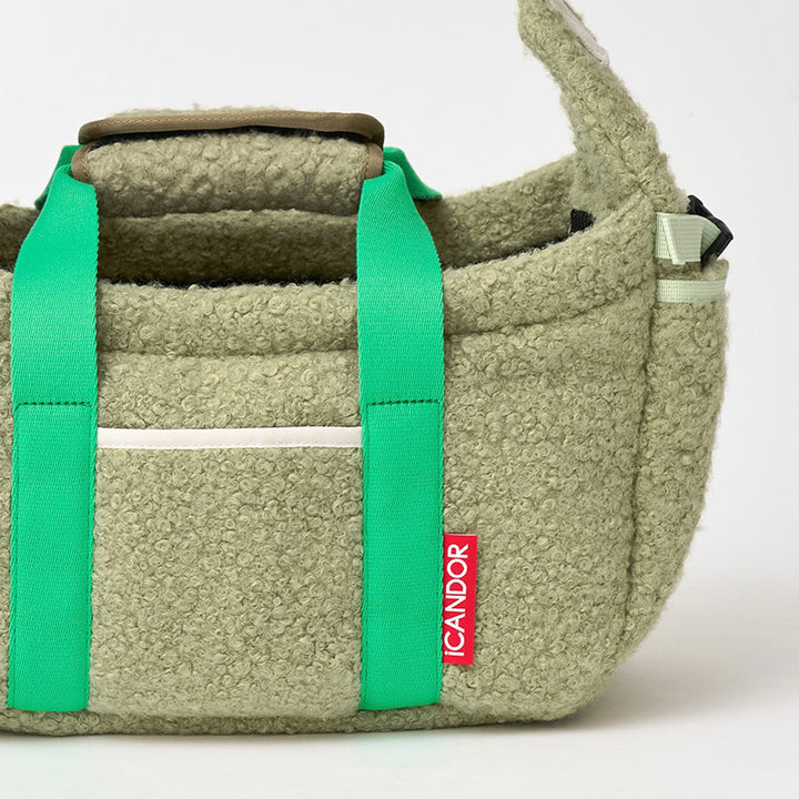 即納【iCANDOR】PEEK-A-BOO BAG（RUSTIC OLIVE）