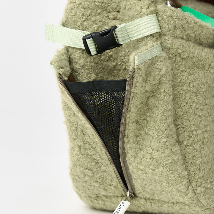 即納【iCANDOR】PEEK-A-BOO BAG（RUSTIC OLIVE）