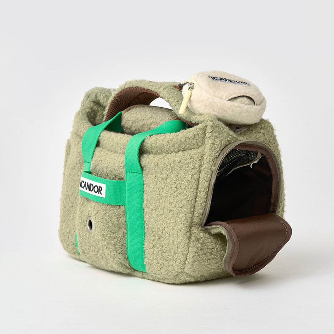 即納【iCANDOR】PEEK-A-BOO BAG（RUSTIC OLIVE）