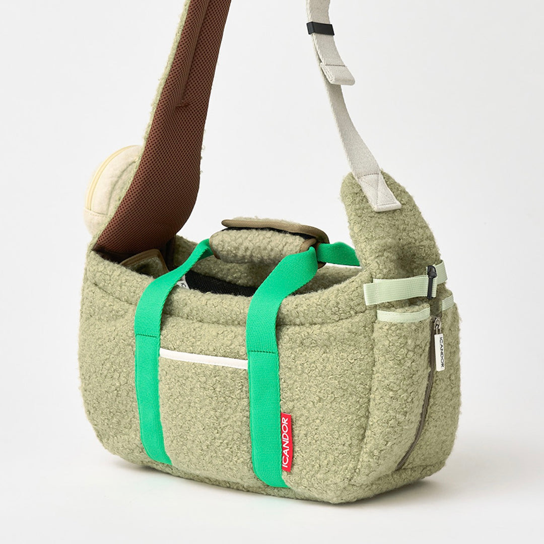 即納【iCANDOR】PEEK-A-BOO BAG（RUSTIC OLIVE）