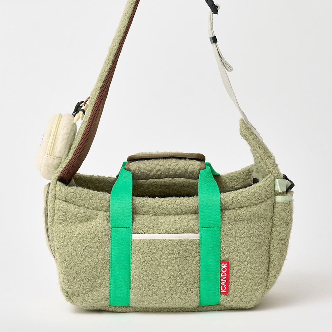 即納【iCANDOR】PEEK-A-BOO BAG（RUSTIC OLIVE）