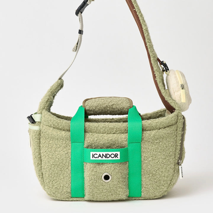 即納【iCANDOR】PEEK-A-BOO BAG（RUSTIC OLIVE）