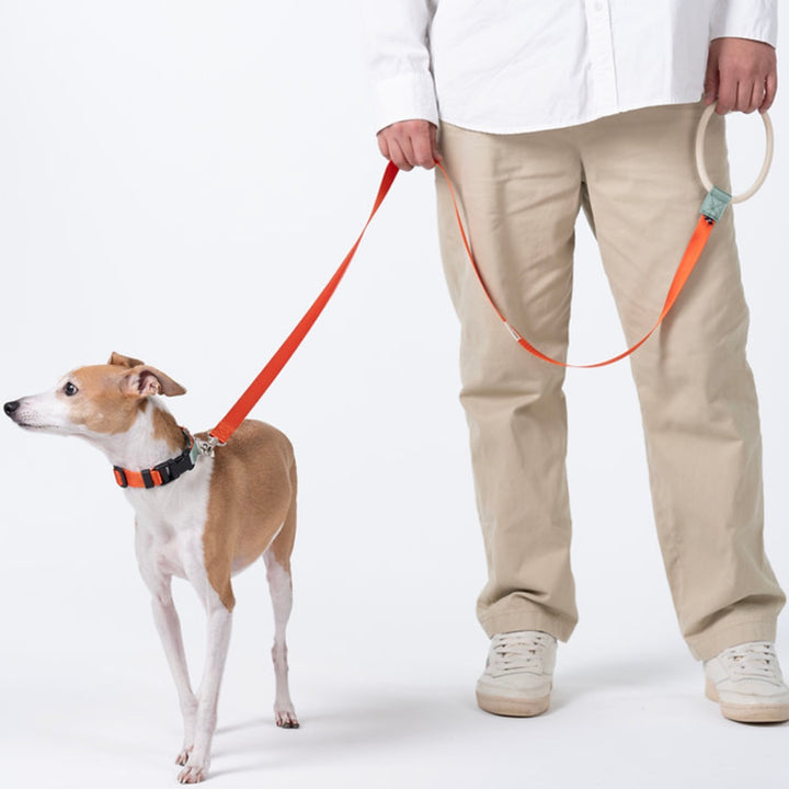 即納【Bad Marlon Design Studio.】Rupel Leash（Orange Red）