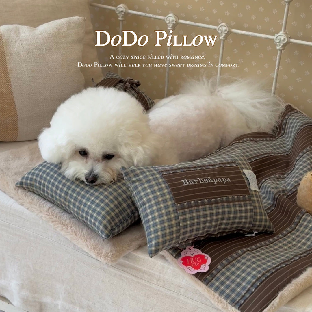 ※予約販売【barbe a papa】DoDo Pillow（Blue）