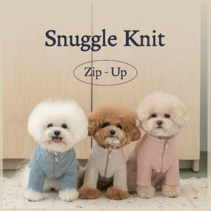 ※予約販売【ssfw】Snuggle Knit Zip-Up