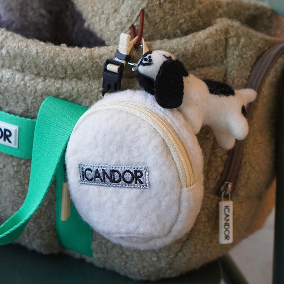 ※予約販売【iCANDOR】Dingle-Dangle bag（Cream Snow）