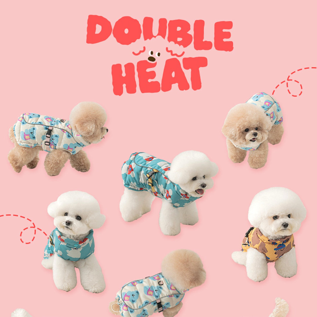 即納【BITE ME】New Double Heat Harness Padding（Ivory Koala）