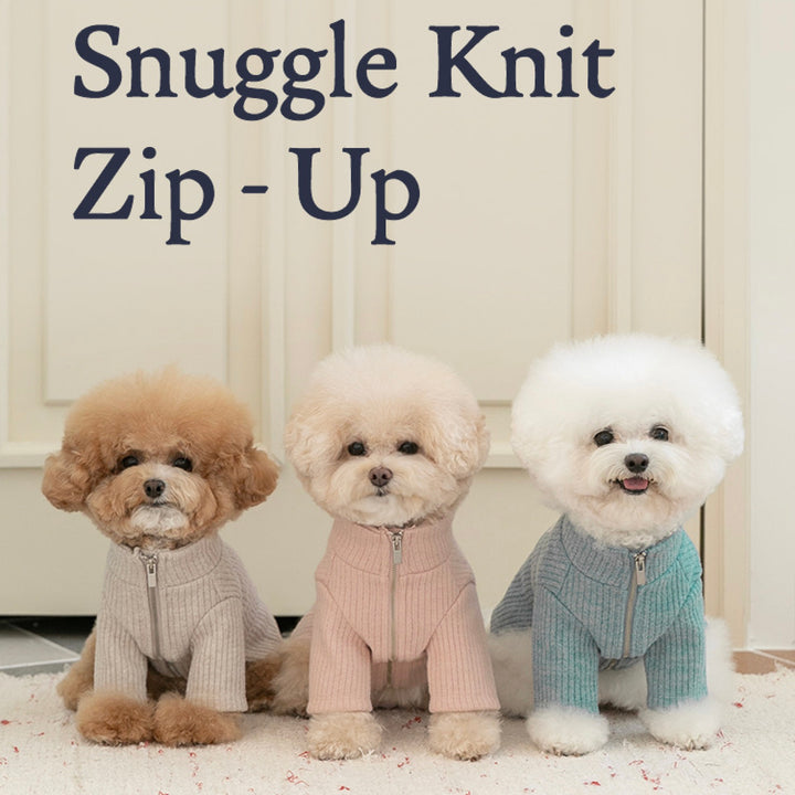 ※予約販売【ssfw】Snuggle Knit Zip-Up