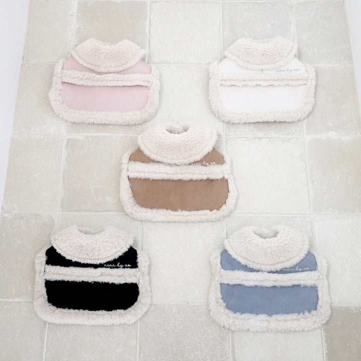 ※予約販売【near by us】Shearling Poncho（Pink）