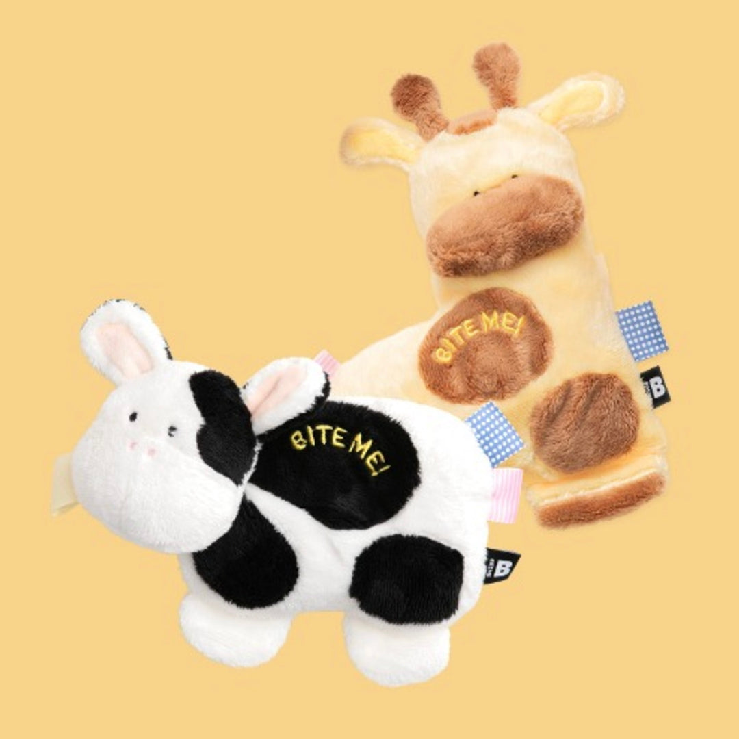 ※予約販売【BITE ME】Stubby Friends Toy（Giraffe / Cow）