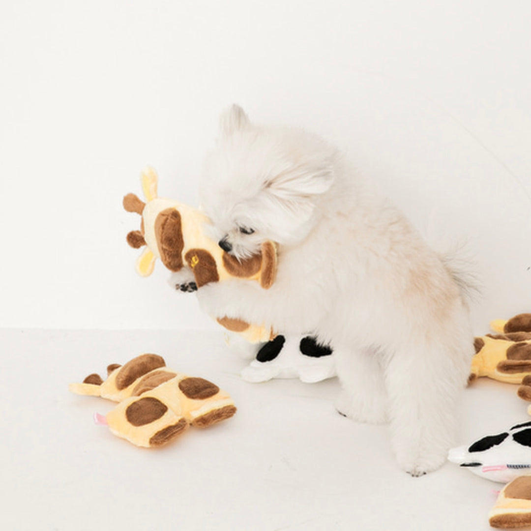 ※予約販売【BITE ME】Stubby Friends Toy（Giraffe / Cow）