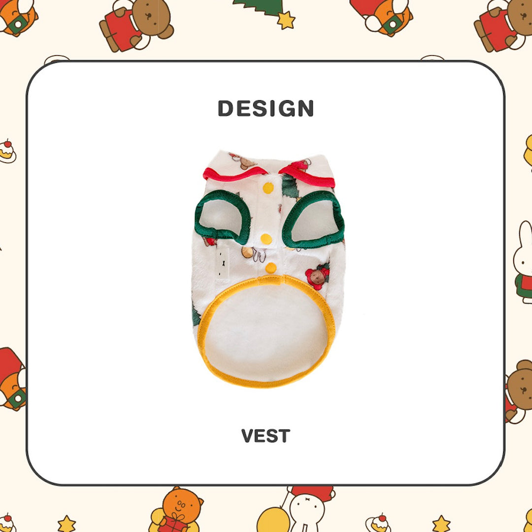 ※予約販売【noutti】Christmas Miffy Fleece Vest