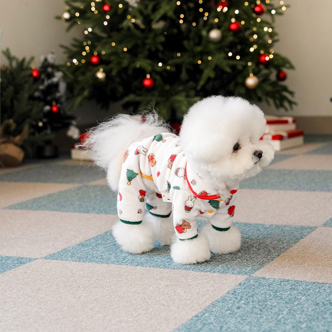 ※予約販売【noutti】Christmas Miffy Fleece All in one