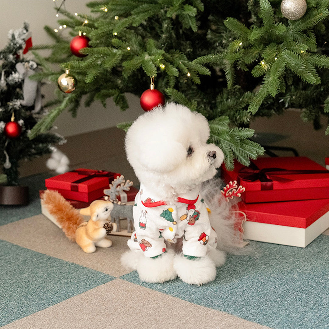 ※予約販売【noutti】Christmas Miffy Fleece All in one